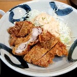 香鶏酒房鳥八 - ジャンボチキンカツ定食：500円