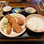 Shokujidokorotenhiro - ミックスフライ定食