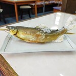つるや - 料理写真:久慈川の子持ち鮎塩焼き