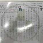 寿司の美登利 - 本日のおすすめ