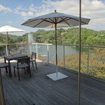 窓から見える景色は素晴らしいです