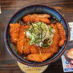 かつ丼 吉兵衛 - おろし豚かつ生そうめん てんこ盛り 780円