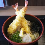 Udon To Tempura No Rinkai - 大えび天ぶっかけうどん（冷）