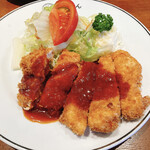 Yousyoku No Akachan - チキンカツ定食です。（2021.8 byジプシーくん）