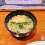 Yousyoku No Akachan - 定食の味噌汁です。（2021.8 byジプシーくん）