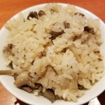 麺屋 六感堂 - 牛肉とごぼうの炊込みご飯