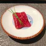 焼肉 思食 - 但馬玄のカメノコ刺し