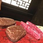 焼肉 思食 - 但馬玄のシンシン漬けとサガリ