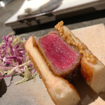 焼肉 思食 - ヒレカツサンド