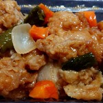 Fudo Paku Kabaru - 鶏肉の甘酢あんかけ(480円＋税)