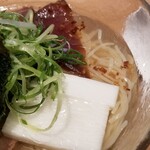 ラーメン巌哲 - 鮪塩冷やし