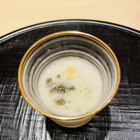 新ばし 星野 - これをもって　胃腸のウォーミングアップ？
                    でもそれに叶う美味しさです！