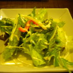 うるしカレー - カレーセットのサラダ。