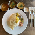 シャンディ ニヴァース カフェ - 2種のカレープレート