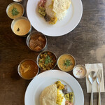 シャンディ ニヴァース カフェ - 2種のカレープレート