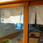 焼き鳥 ばかちん - のれん裏から