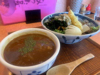 Bukkake Udon Atsuta Ya Honten - ミニ和風カレー丼 スペシャルぶっかけ冷