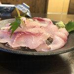 常盤館 - 別注の鯉の洗い