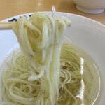 田村屋 - おぼろ昆布水に浸かった､コシの在る麺。