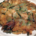 焼肉問屋　くに家 - 海鮮にらチヂミ