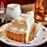 珈琲専門館 伯爵 - 【ケーキセット@税込900円】ダブルチーズケーキ