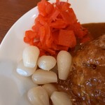 日乃屋カレー 野田店 - 福神漬けとらっきょう