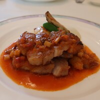 アクア オリビン - 豚ロース肉のソテー 季節野菜添え