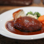 文化洋食店 一本松kitchen - ハンバーグ・デミグラスソース☆