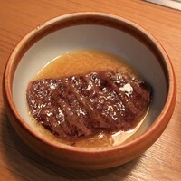 焼肉 矢澤 東京 - とろ黄身ダレ