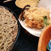 日本橋 やぶ久 - 野菜のかき揚げせいろ