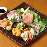 旬菜酒家 紬 - お造り盛り合わせ