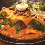 SPICY CURRY 魯珈 - 蛸と茄子の夏のトマトカレー