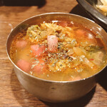 SPICY CURRY 魯珈 - 冷やしジャスミン茶漬け