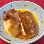 和田金 - 溶き卵につけていただきます