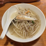 餃子と濃厚湯麺 あおば 本店 - 塩タンメン ¥750