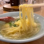 南海飯店 - ネギチャーシューメンの麺