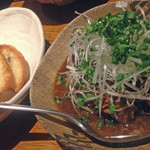 ぶらい庵 - 牛すじ味噌煮込み　バケット付き