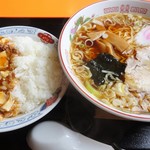 ラーメンパンダ - マーボーセット６９０円