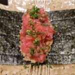 日本料理 柳燕 - 鮪の突先の手巻