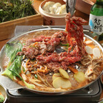 kankokusemmontenhyonchampurukogi - 中央の鉄板でお肉総重量６００gを焼き上げます