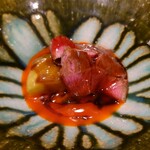 日本料理 柳燕 - 牛ヒレ肉の焼きすき焼き