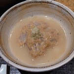 日本料理 柳燕 - 2杯目に出汁を注いで鯛茶漬けに