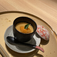 うしうらら - 濃厚冷製茶碗蒸し　雲丹を乗せて