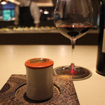 厨翠山   - 突出しー毛蟹の茶碗蒸し