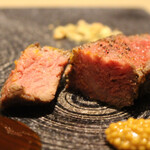 厨翠山   - 焼物　　十勝牛ろーす