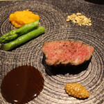 厨翠山   - 焼物　　十勝牛ろーす