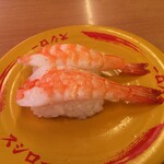 スシロー - ダブル赤海老100円