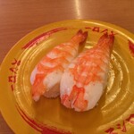 スシロー - ダブル赤海老100円