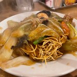 南海飯店 - かたい焼ソバ