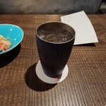 炭焼 芹生 - 芋焼酎三岳のソーダ割り